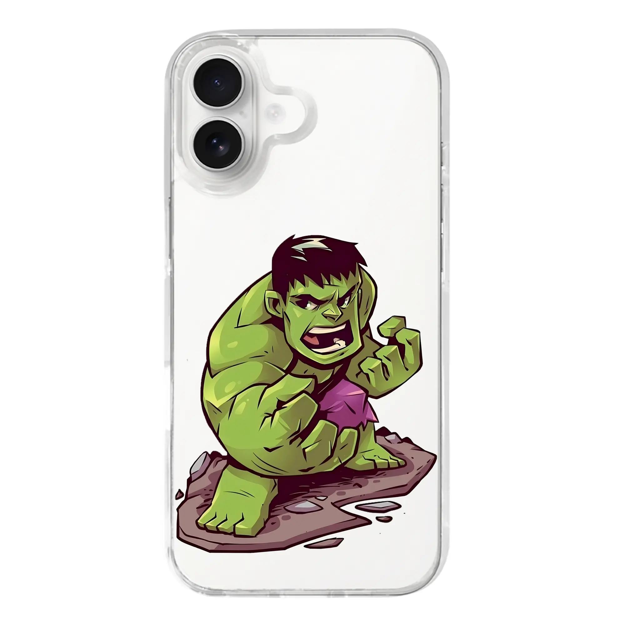 アベンジャーズ (Avenjāzu) グッズ ハルク（Hulk） - iPhone 17シリーズ 透明スマホケース – 薄型・耐衝撃・精密フィット保護カバー